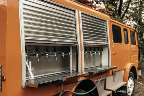 Bière truck original dans le sud-ouest