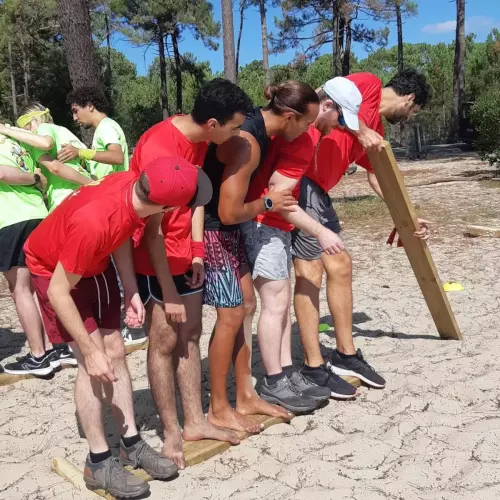 Teambuilding, stage cohésion et sensibilisation en Gironde