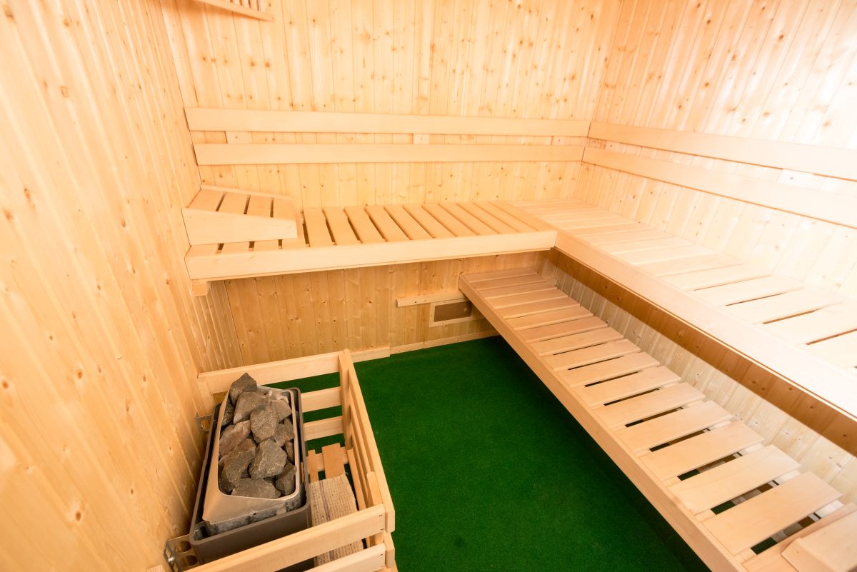 Le sauna de l'hôtel