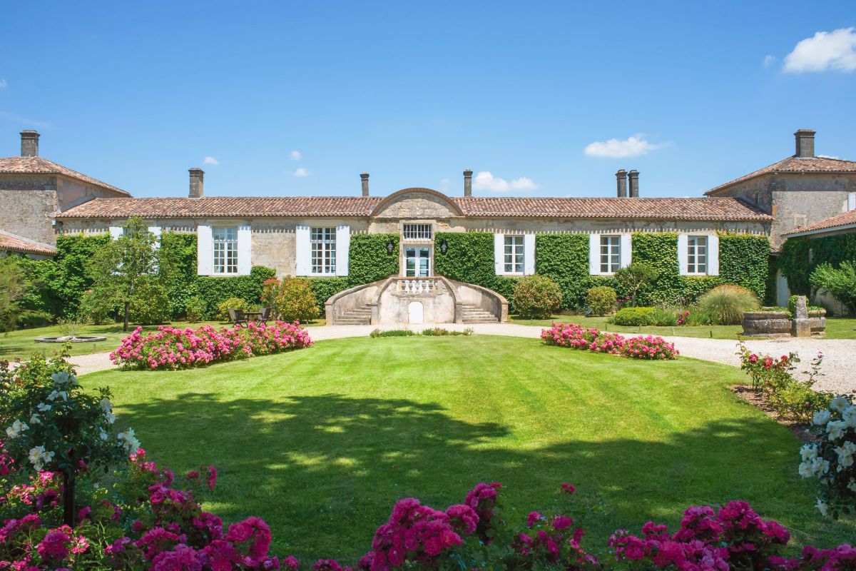 Château girondin et ses jardins