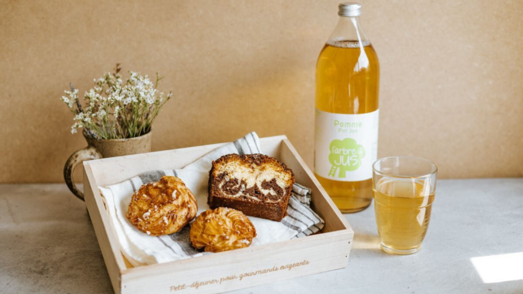 petit déjeuner par un traiteur de la région lyonnaise