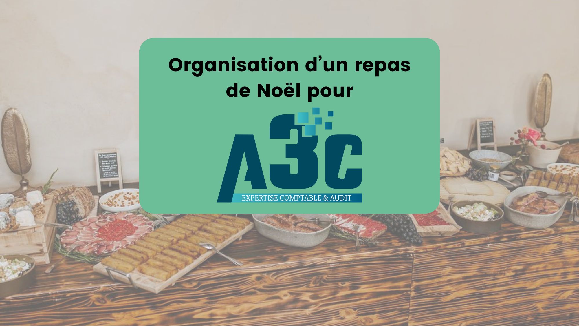 Repas de No&euml;l pr&egrave;s de Bordeaux