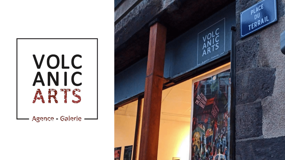 Façade de la galerie d'art Volcanic'Arts