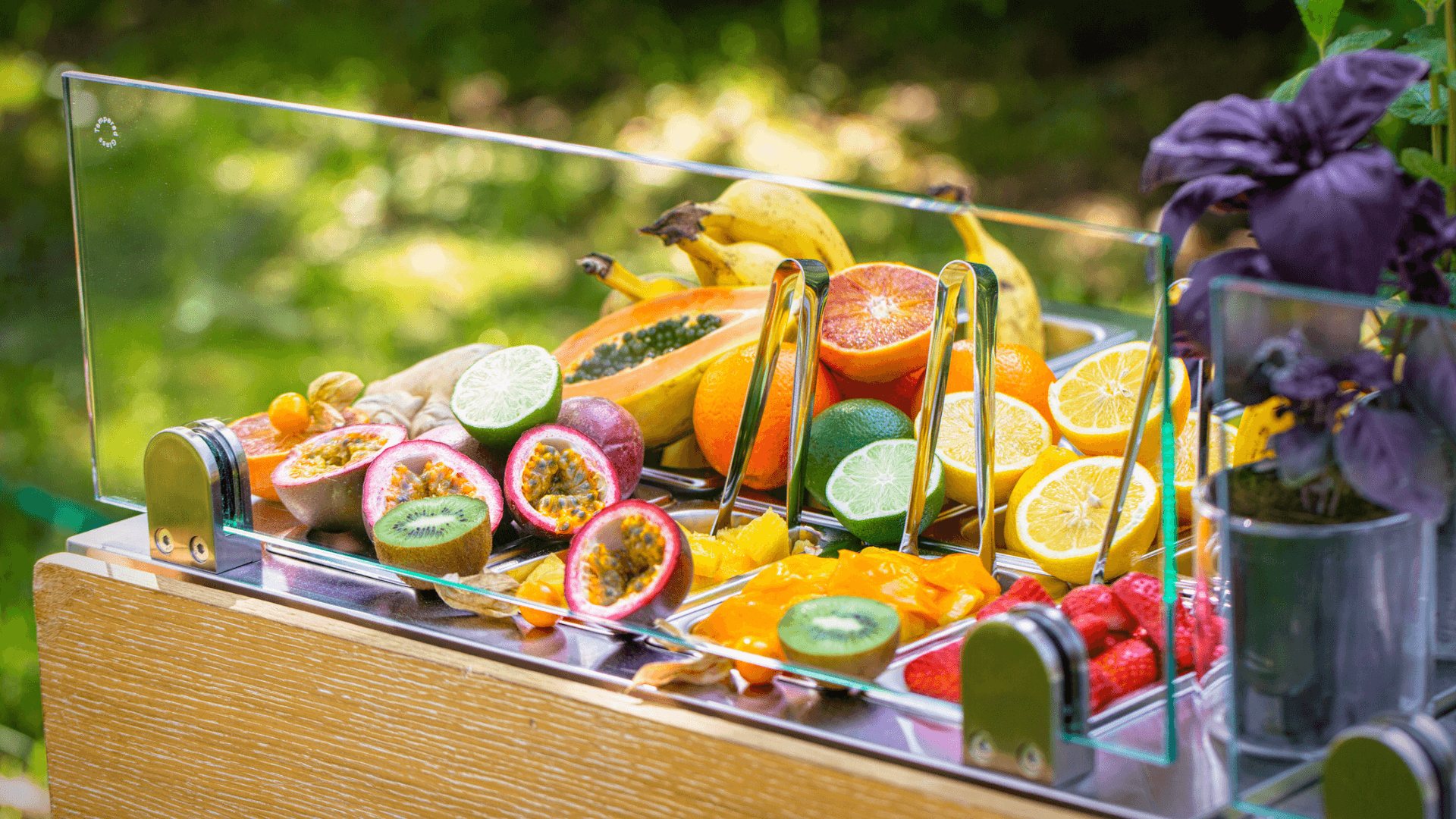 Plateau de fruits coupés