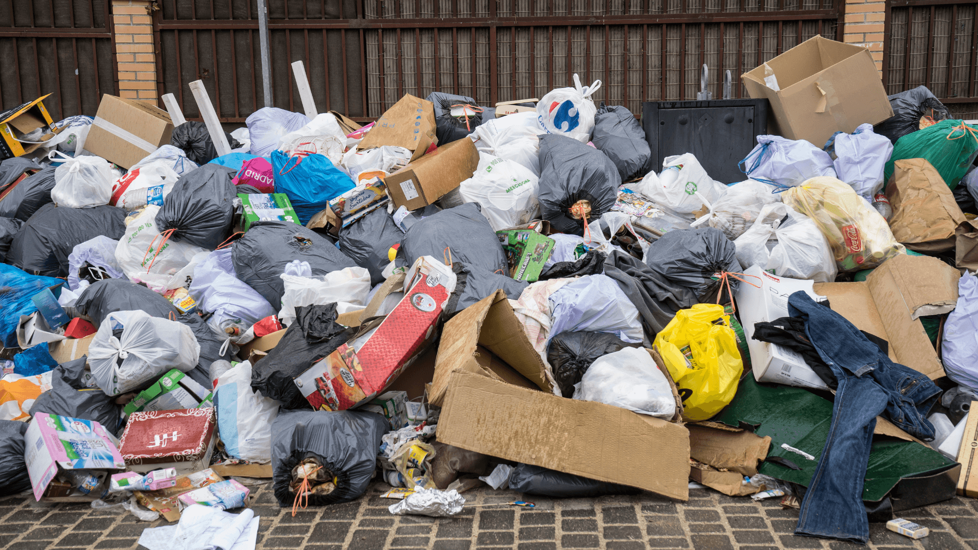 Déchets abandonnés
