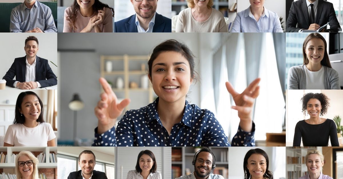 faire une visio entre collègues