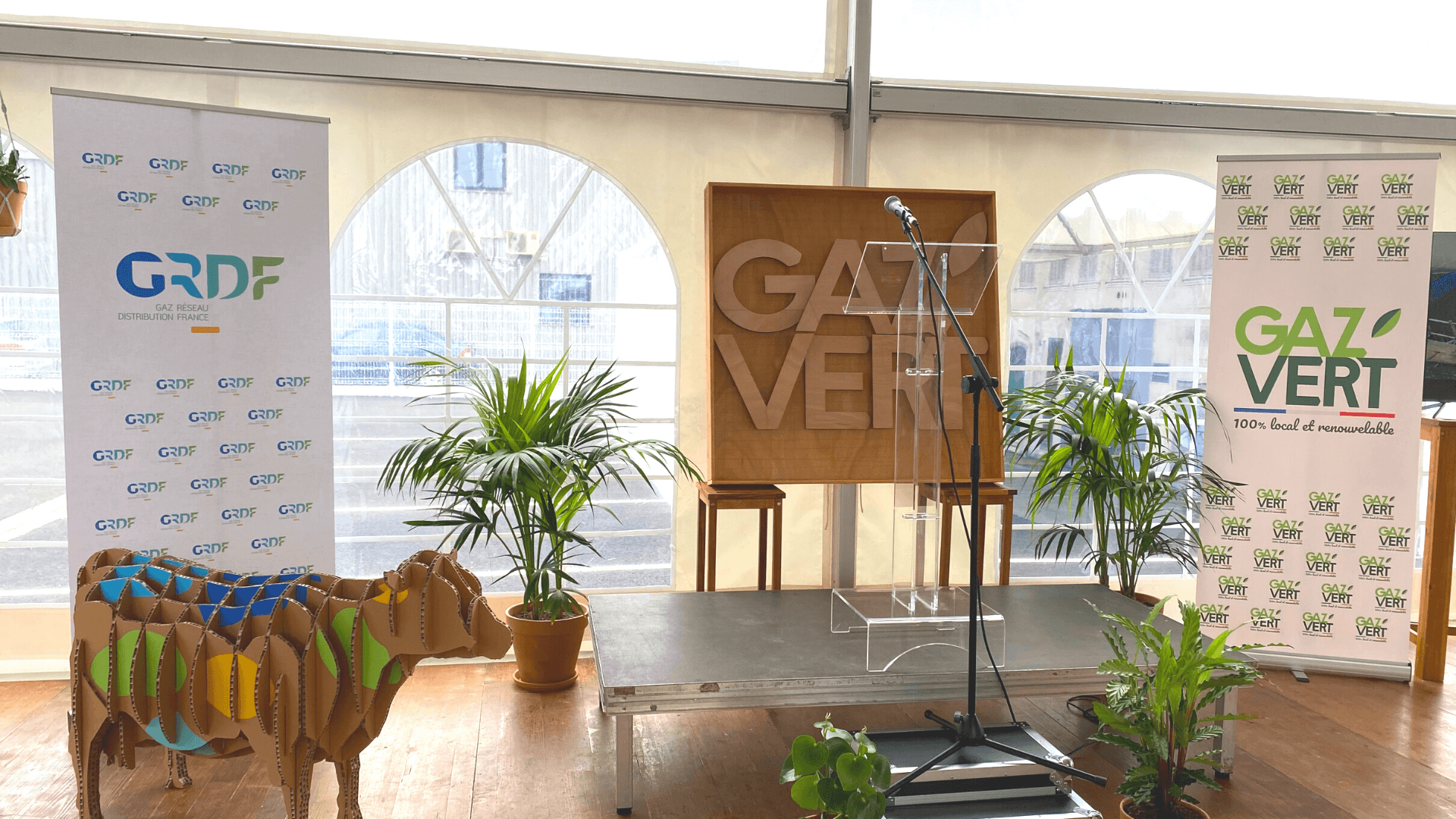 Devanture de l'événement