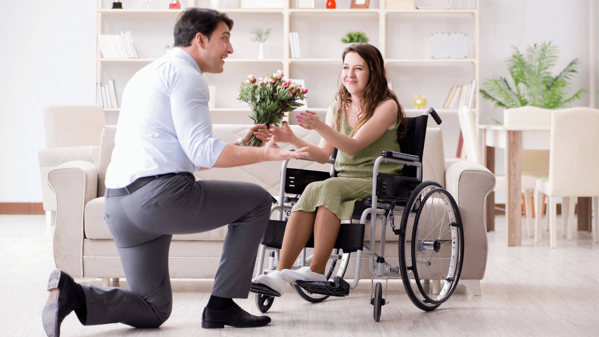 Déclaration de mariage fauteuil roulant : événement accessible