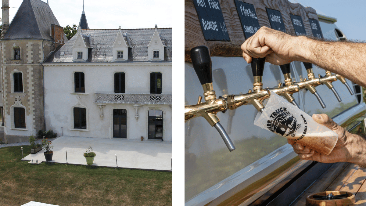 Bière truck Nantes et Château de la Roche