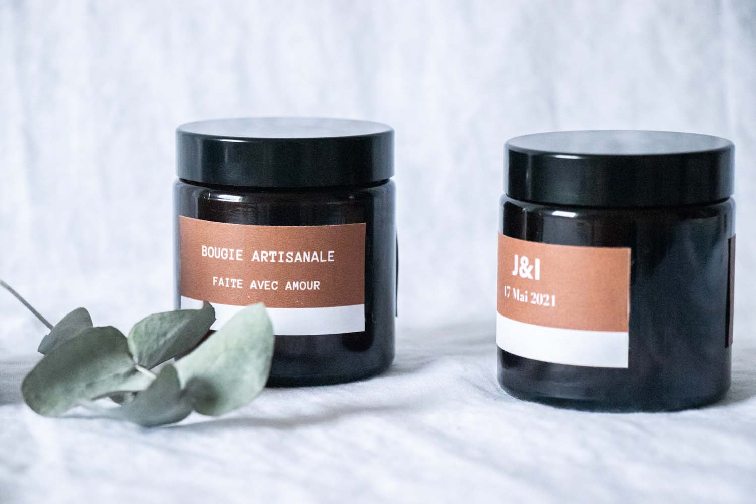 bougies artisanales faites par taszuri mariage