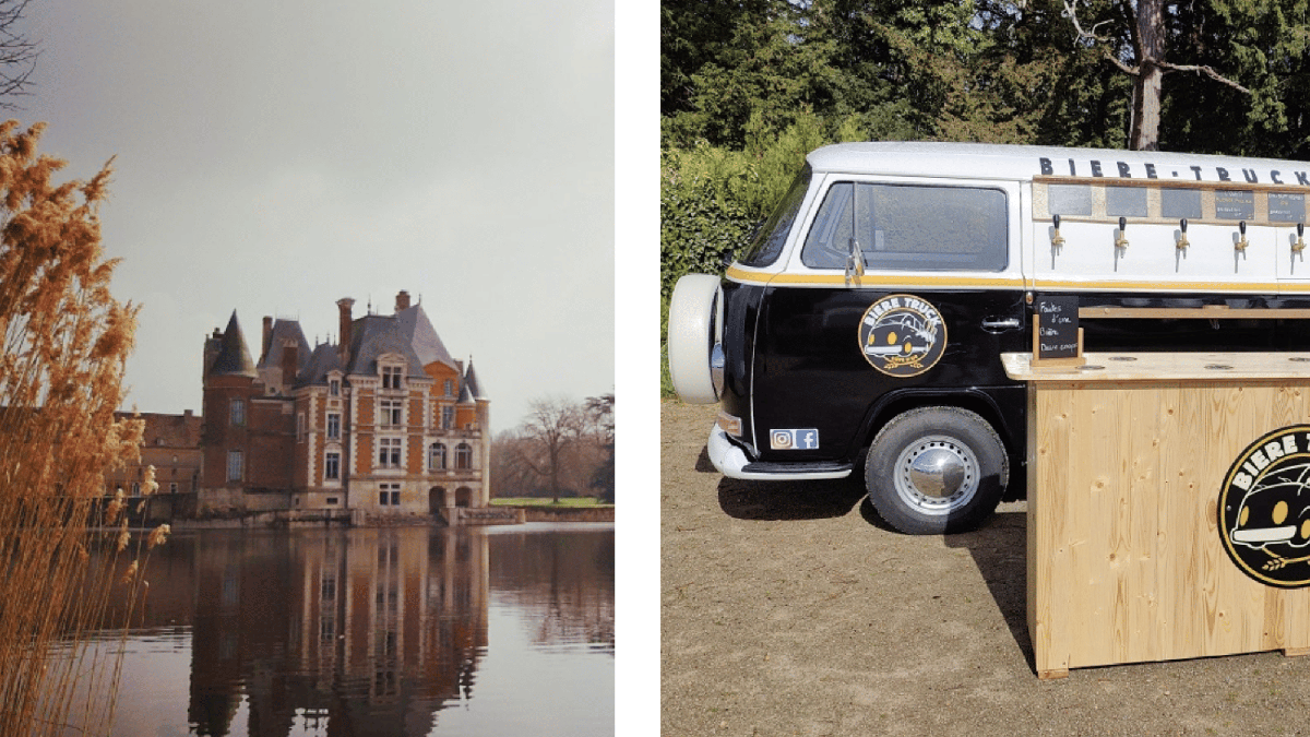 Chateau de la bussière et bière truck cote d'or