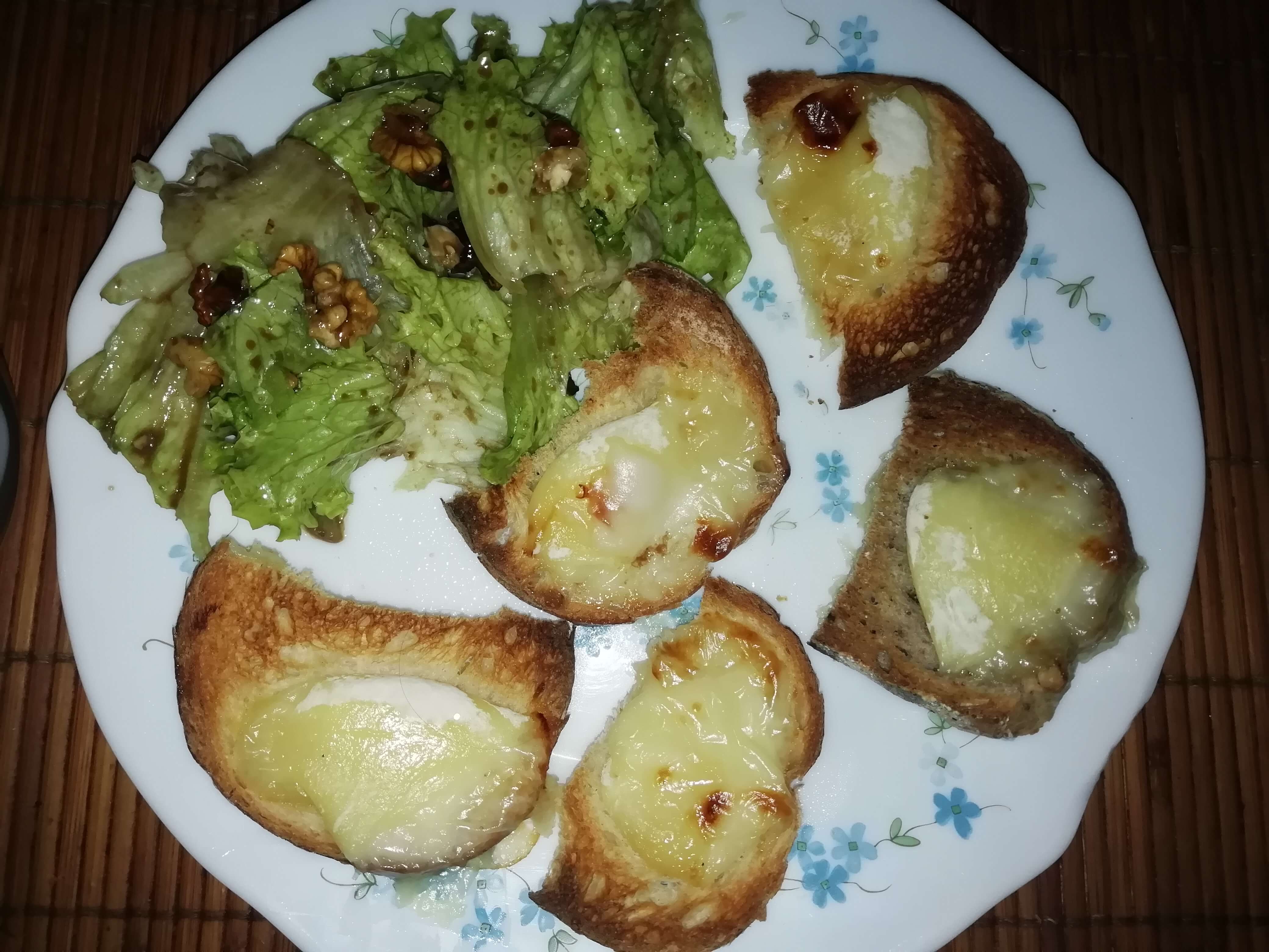 recette chèvre miel : déjeuner équipe travail hiver