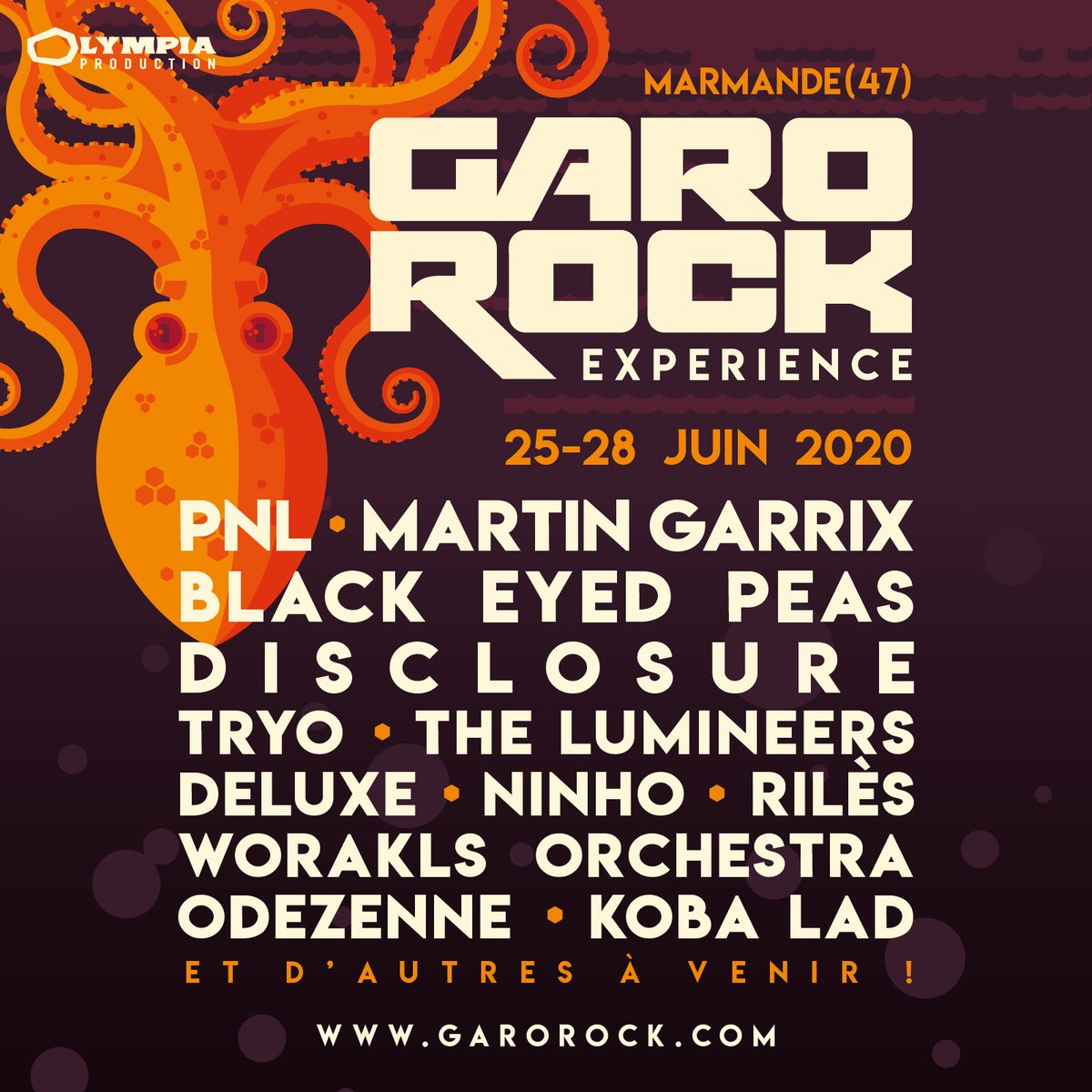 programmation du garorock : festivals écoresponsables