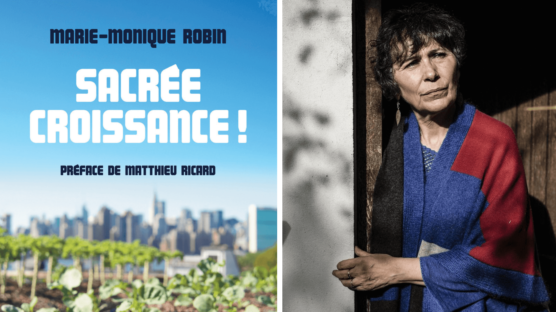 Couverture du livre Sacré Croissance de Marie Monique Robin
