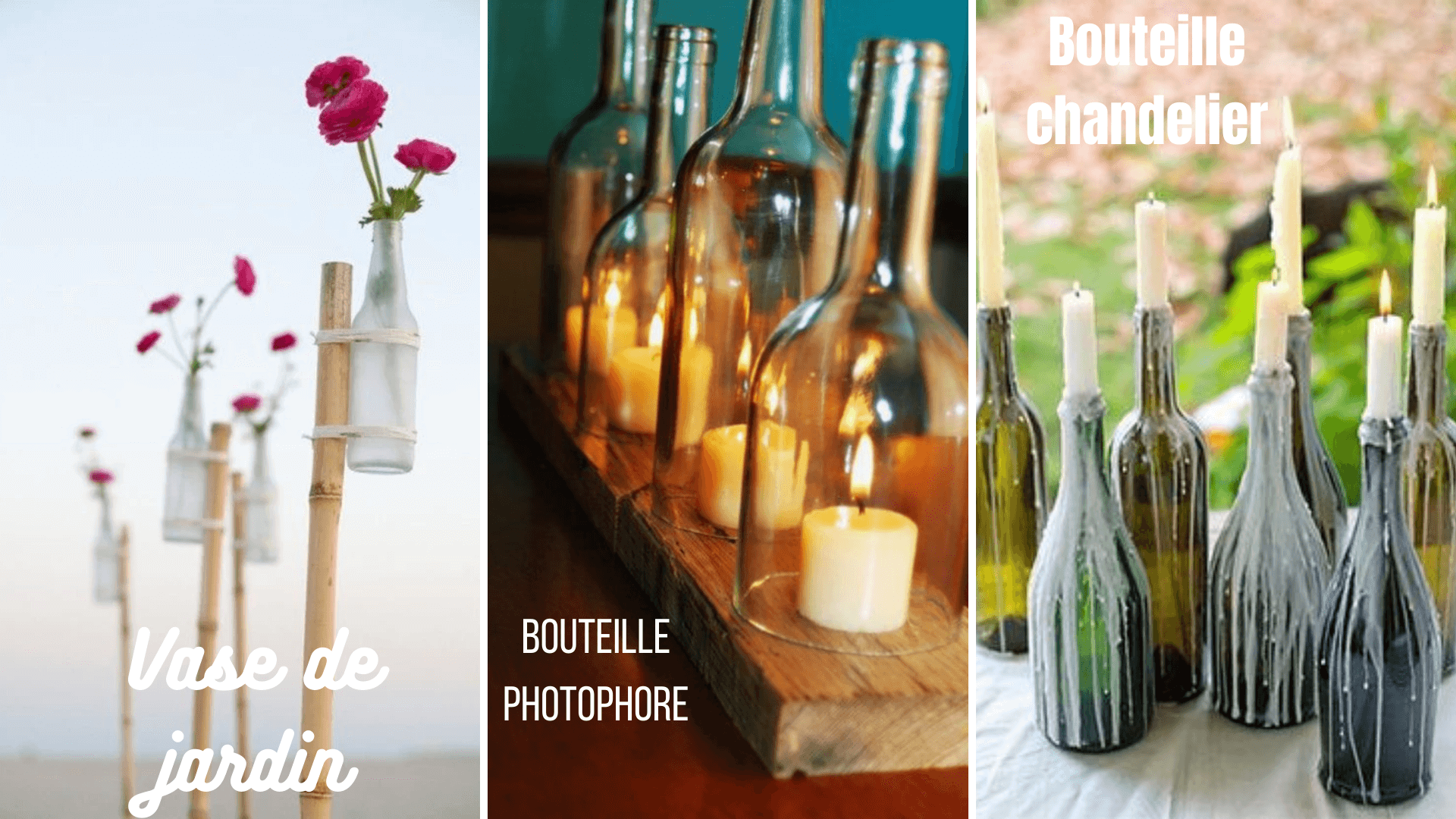 idees deco upcycling bouteilles