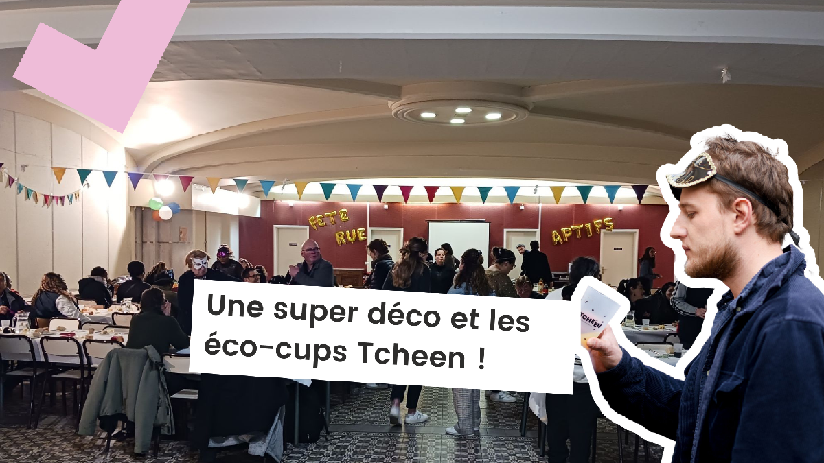 Kit festif zéro déchet pour la soirée associative