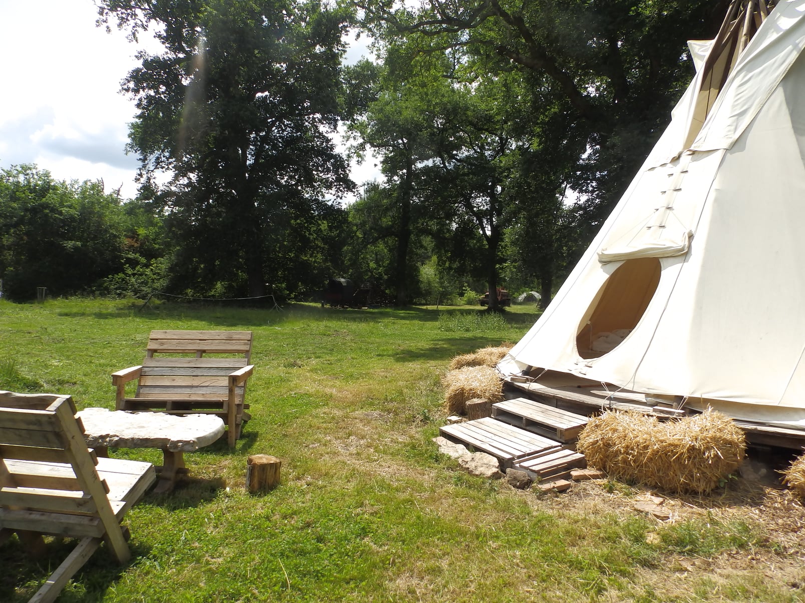 la ferme a cultures pour un anniversaire de mariage en yourte