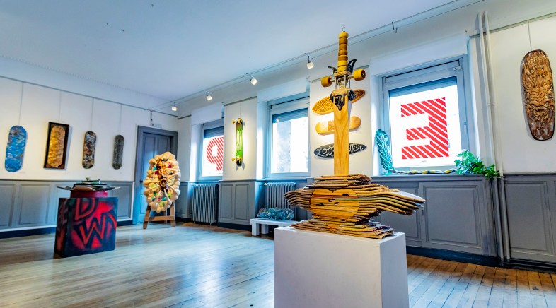 galerie d'art de le phare à limoges : Cocktail dinatoire intérieur