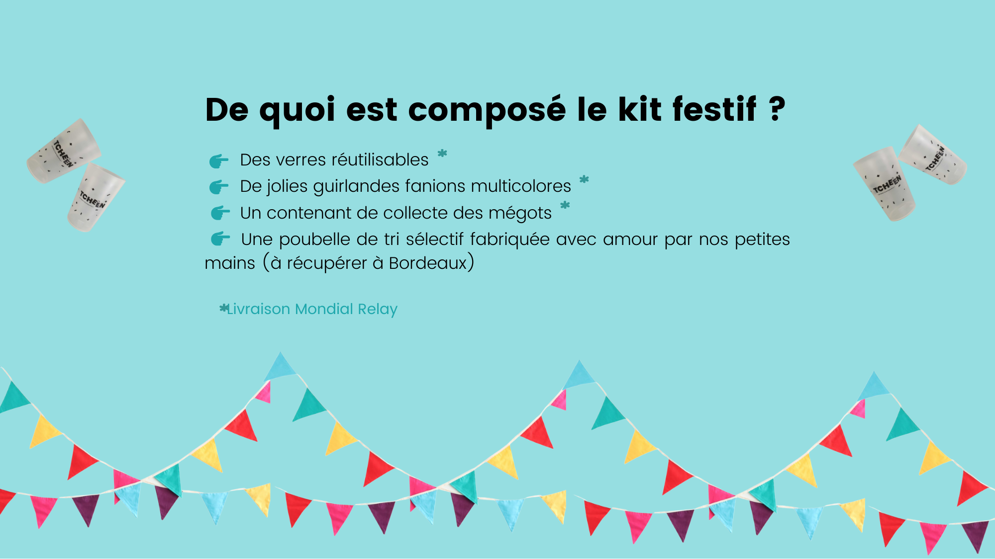 Location d'un kit de décoration champêtre écoresponsable