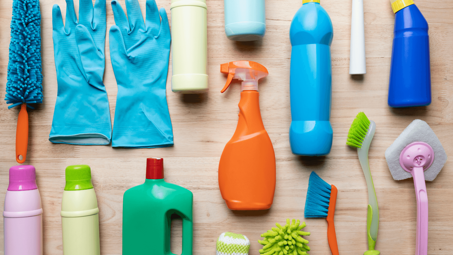 Différents produits ménagers : Après la fête : nos astuces pour un ménage éco-responsable !