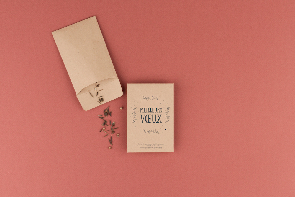 sachets de graines prets à planter : Organiser une baby shower ou blessing way