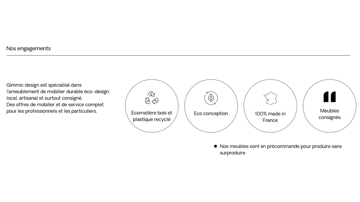 les valeurs de gimmic design