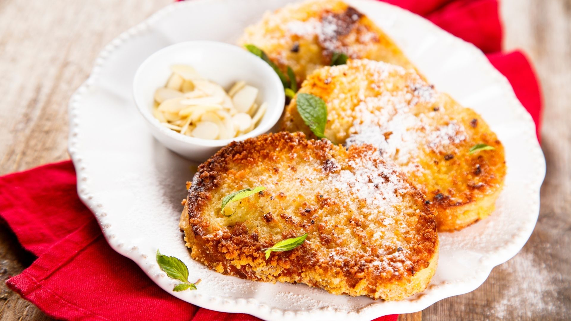 photo représentant du pain aux amandes et aux herbes