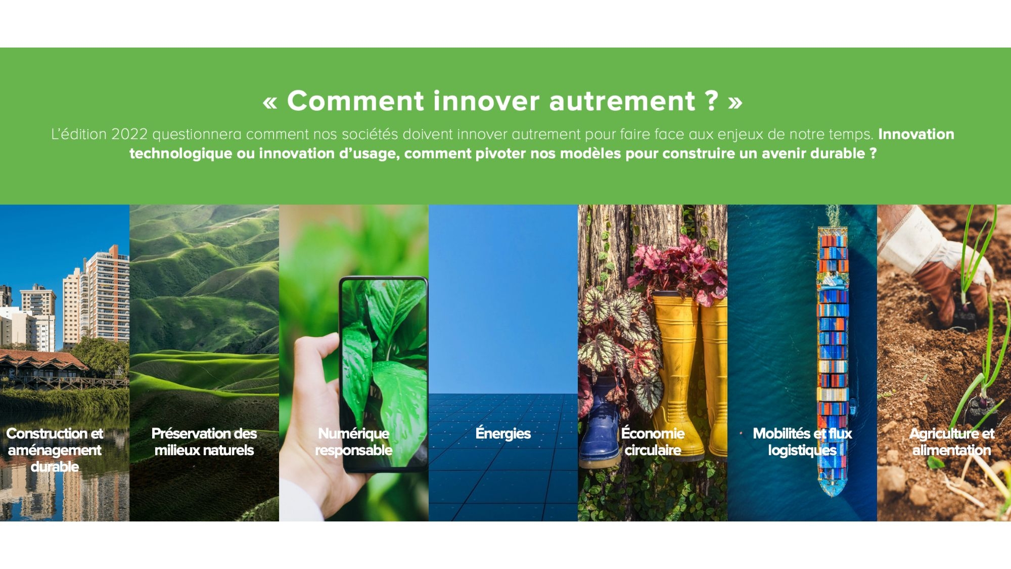 fiche sur les innovations 2022 en matière de développement durable