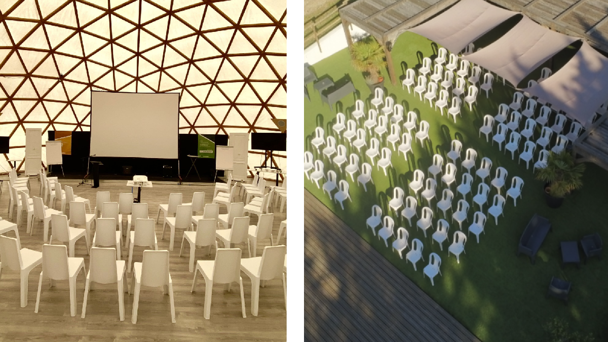 Salles de réunion et de détente de séminaire