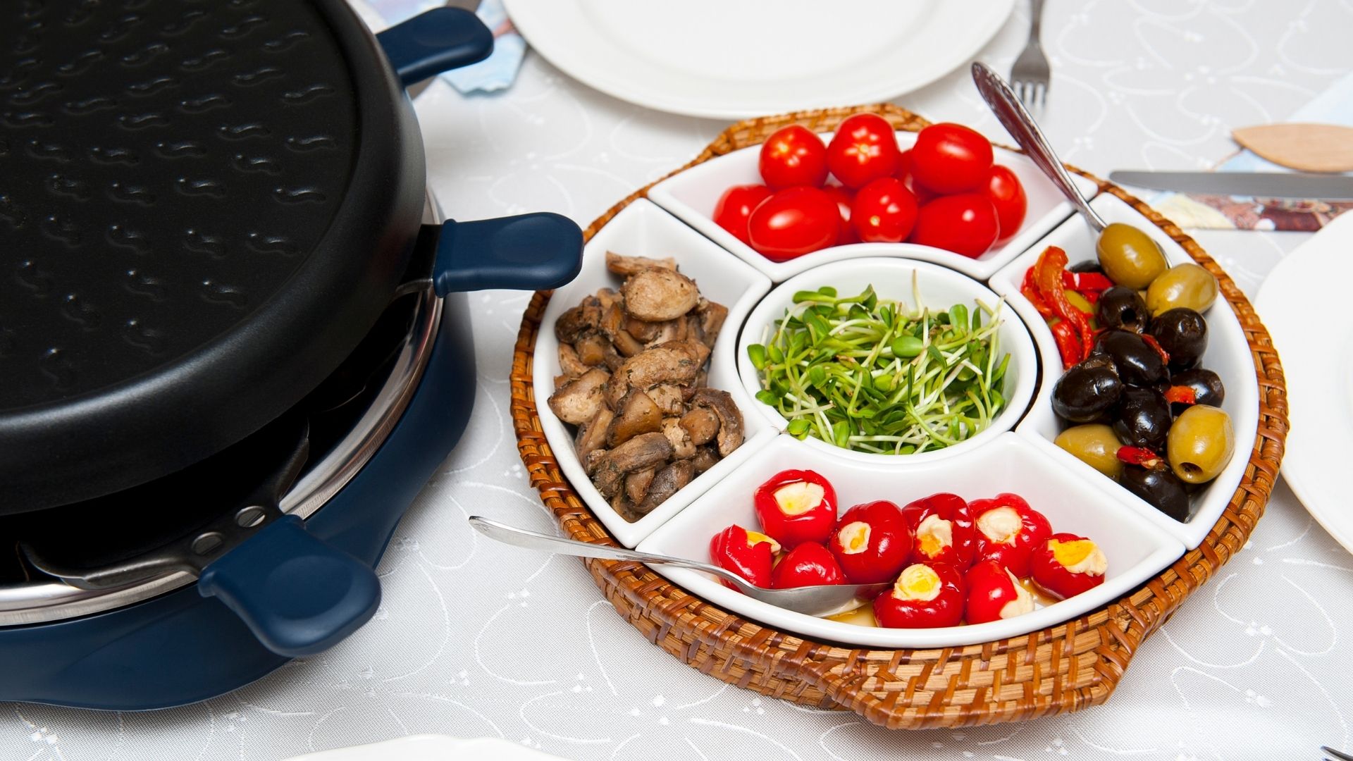 faire une raclette party végétarienne 