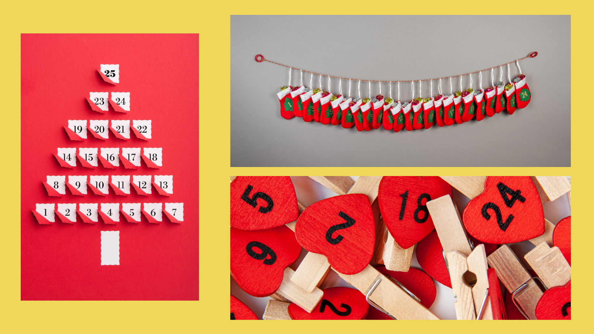 idées de calendriers de l'avent écoresponsables 