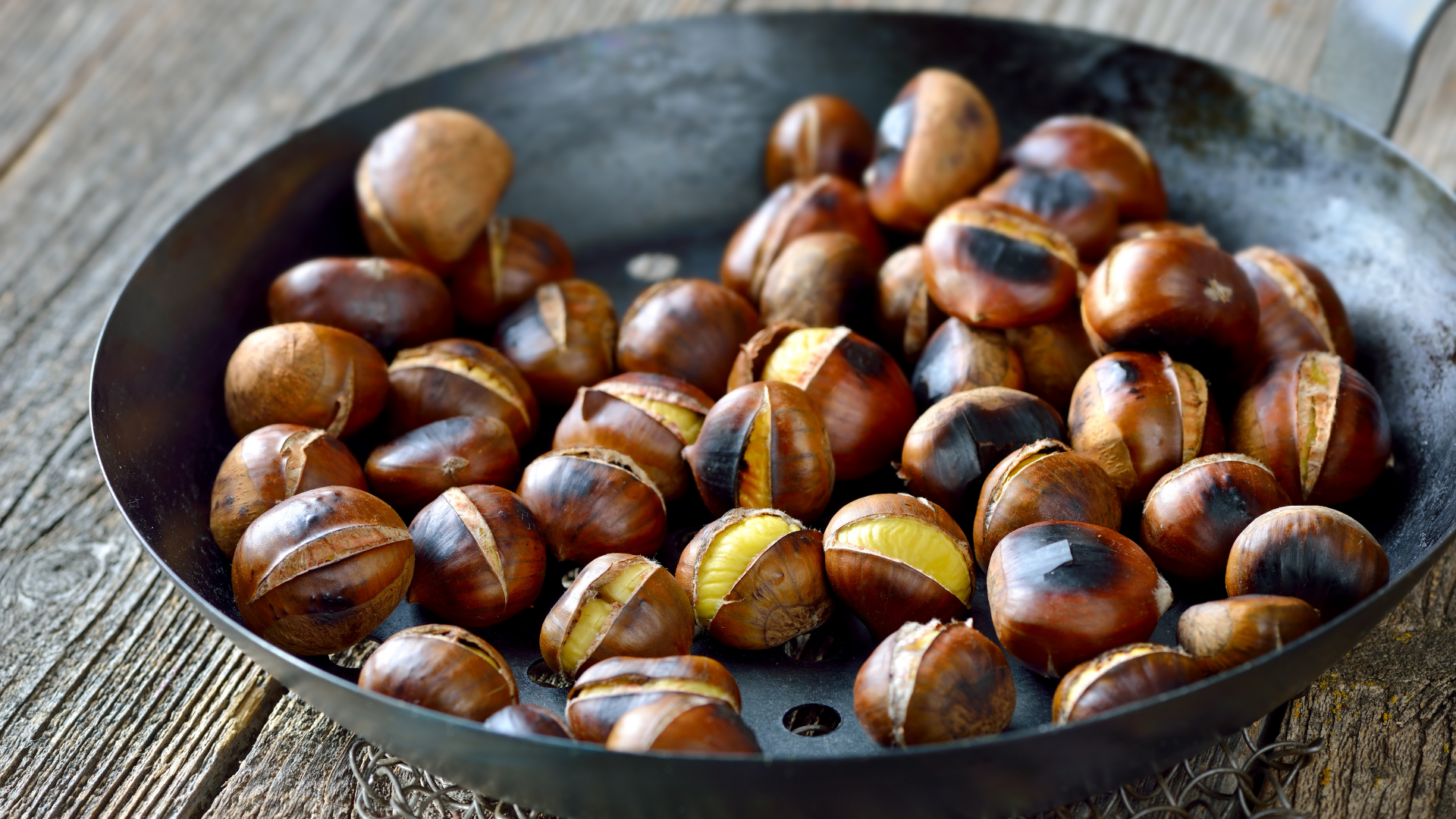 châtaignes à la poêle 
