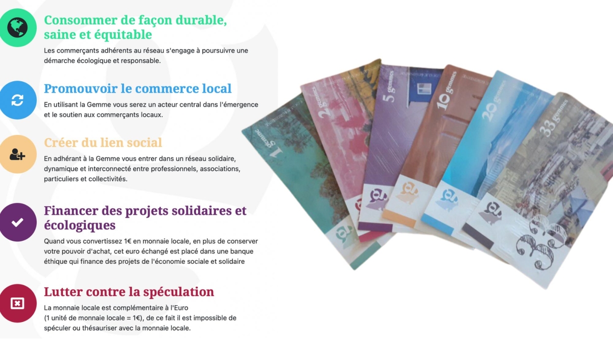 Pourquoi adhérer à la monnaie locale ?