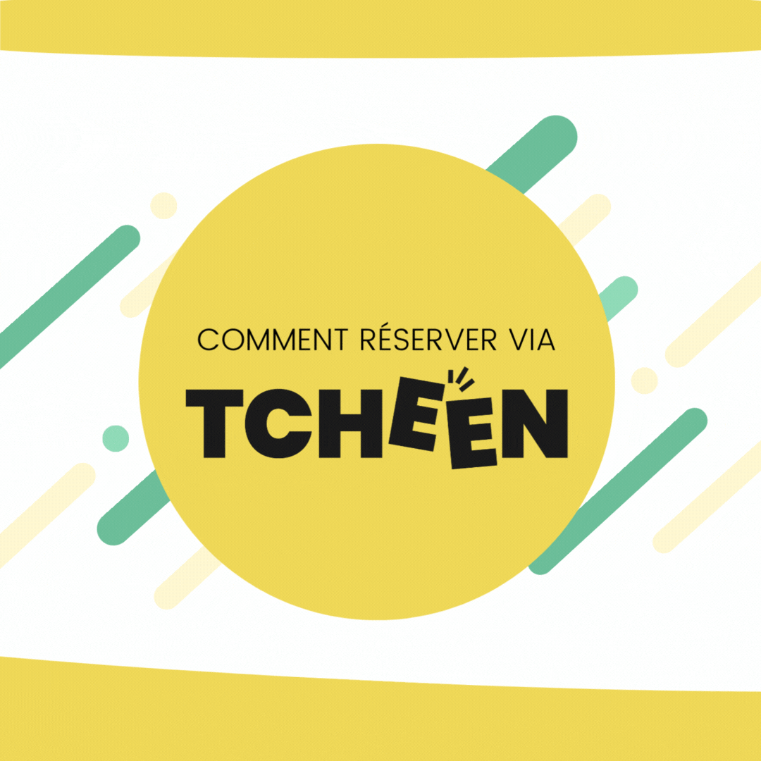Proces de réservation sur Tcheen