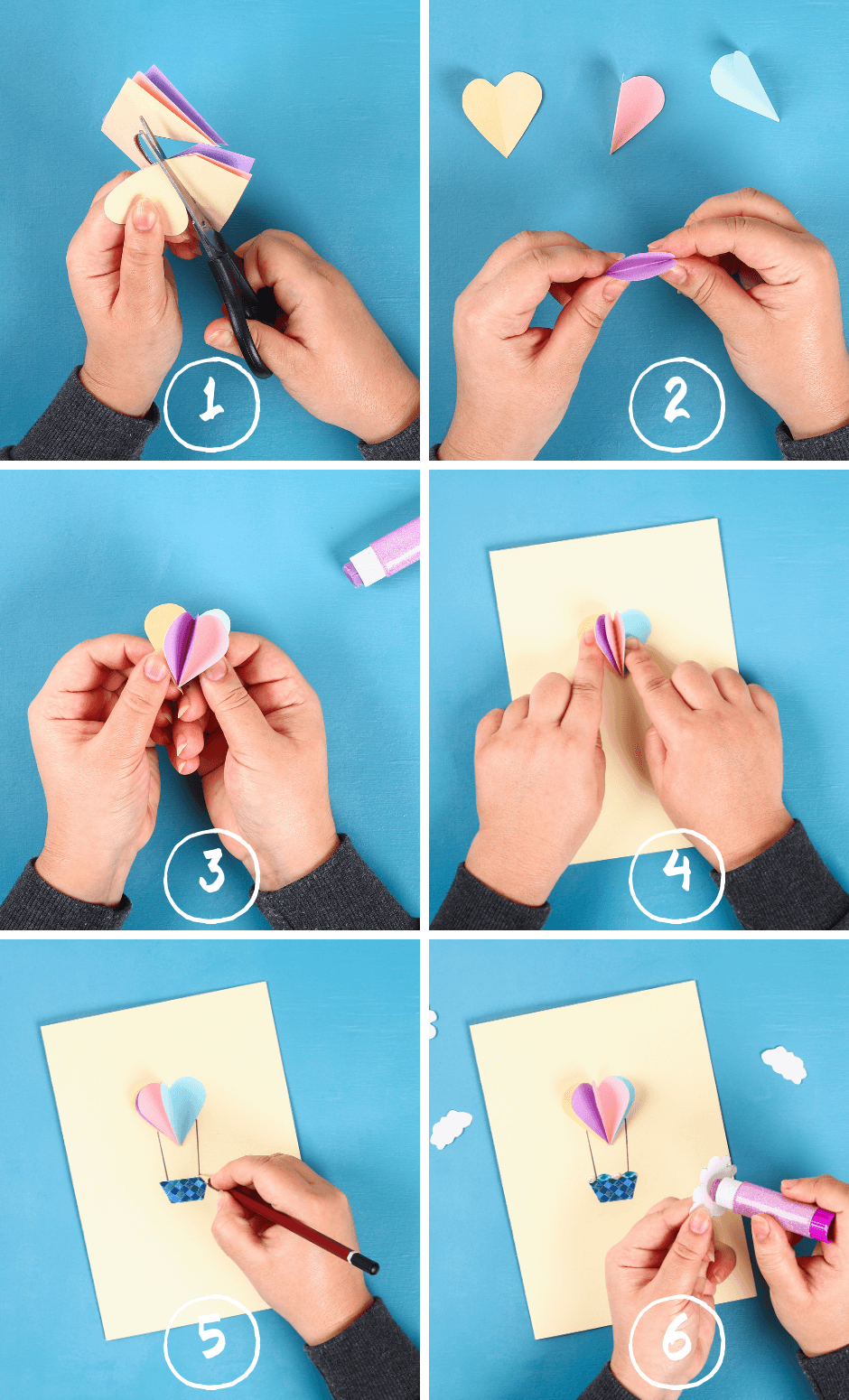 Tuto carte montgolfière