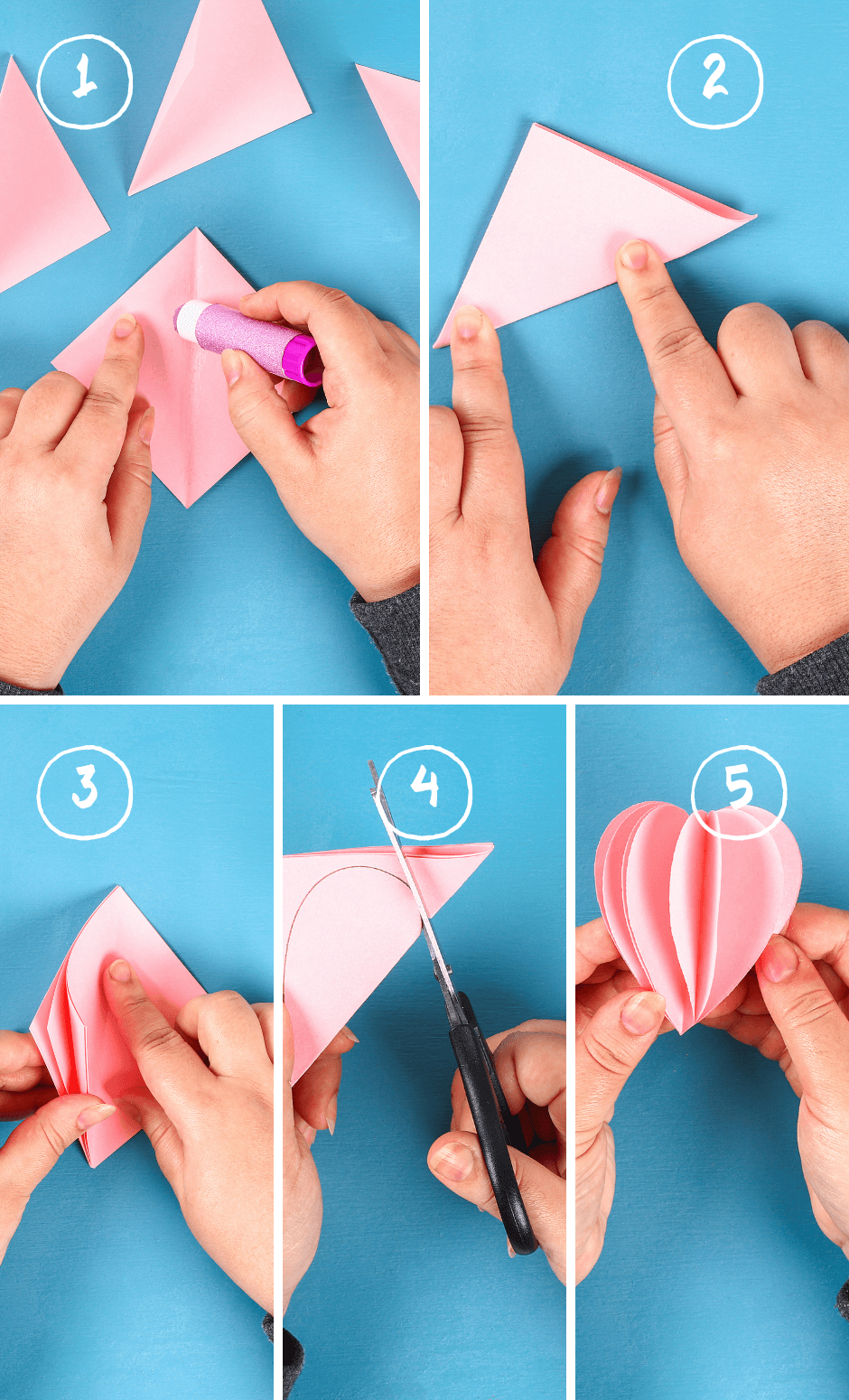 carte romantique DIY